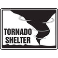 Tornado Shelter Safety Sign X51115