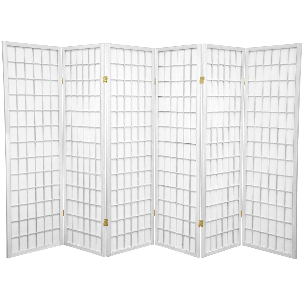 White 6 Panel Shoji Screen A26208