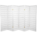 White 6 Panel Shoji Screen A26208