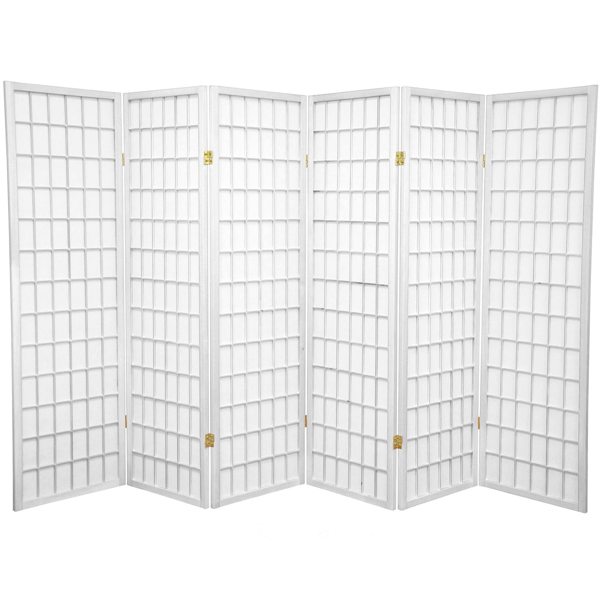 White 6 Panel Shoji Screen A26208
