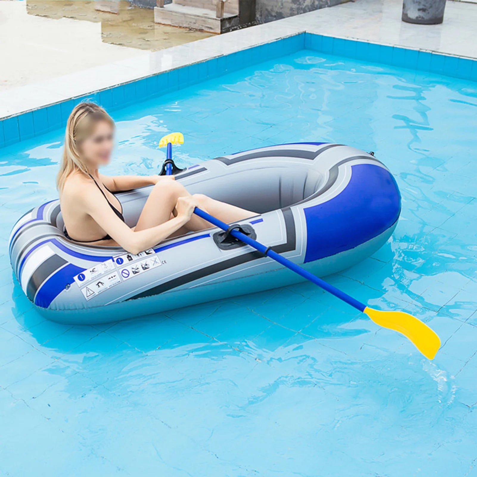 Compact Inflatable Kayak 150cm Q29579