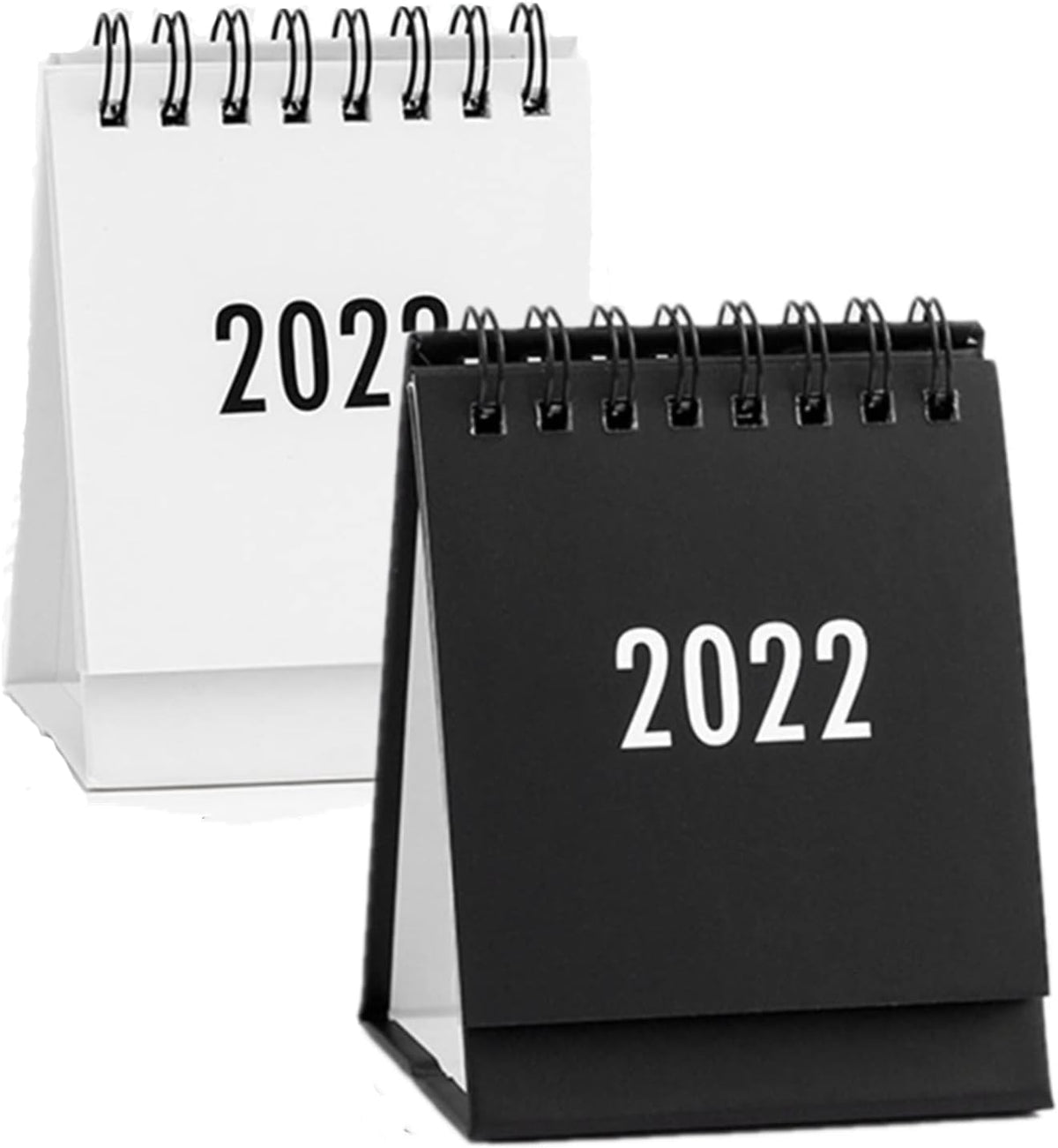 Grey Mini Desk Calendar 2022 D32785