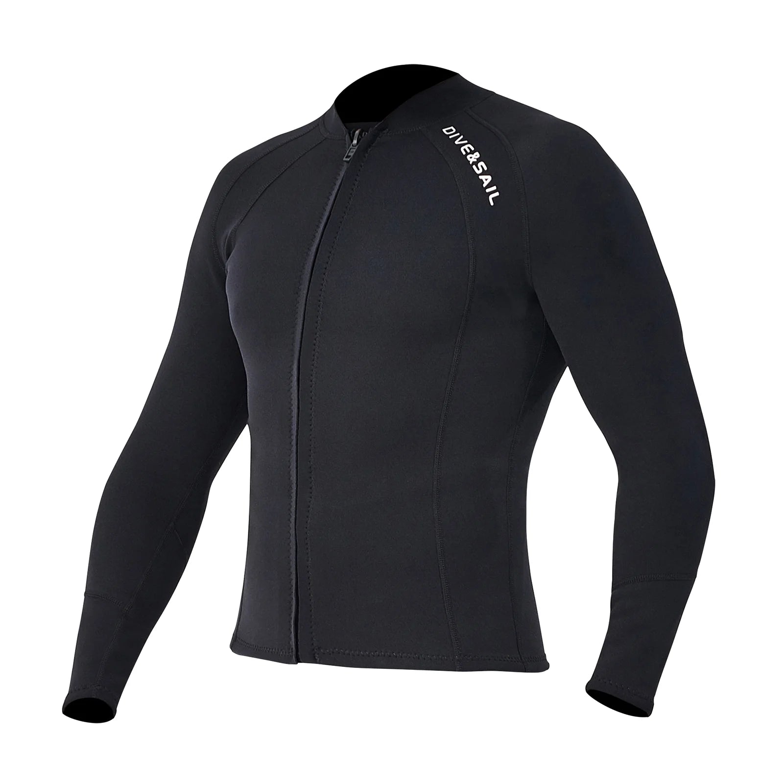 2mm Neoprene Front Zipper Wetsuits Jacket Long Sleeves E27189