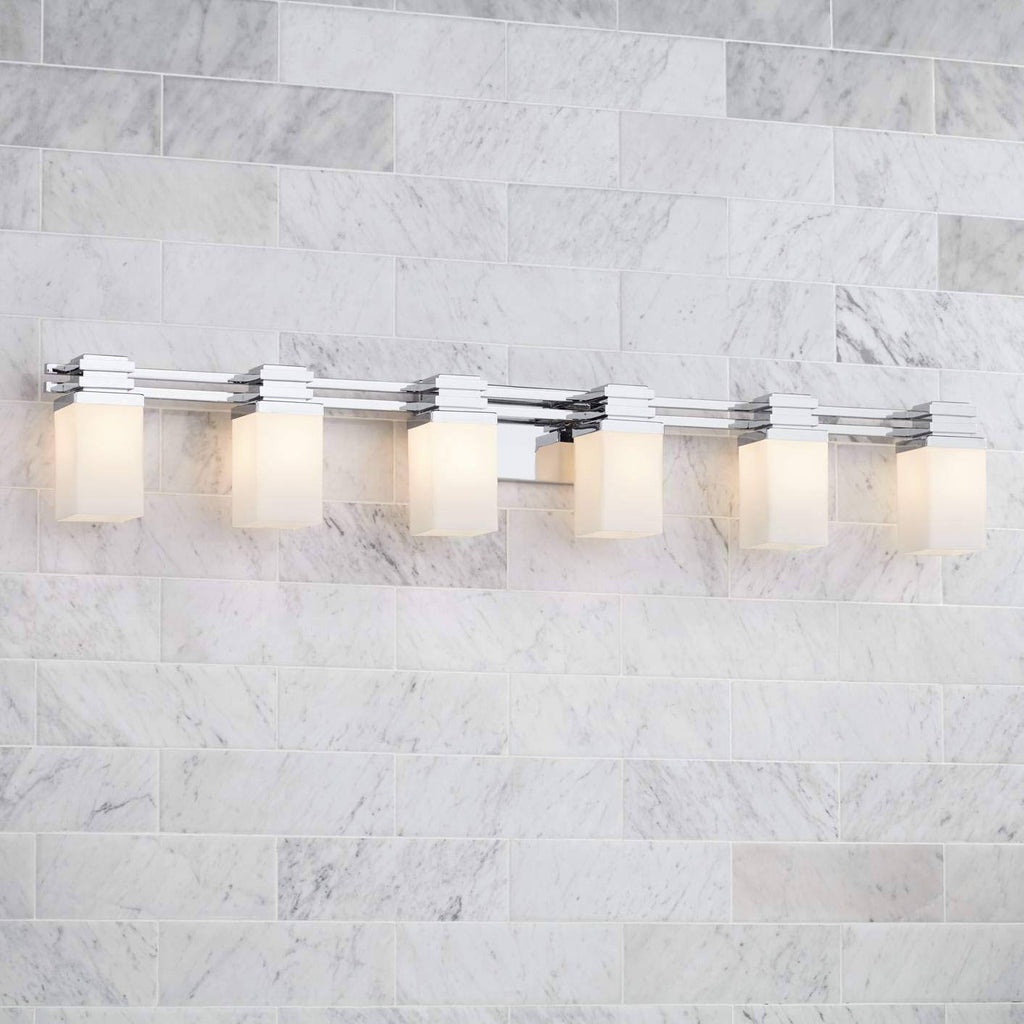6-Light Chrome Bath Light O246221