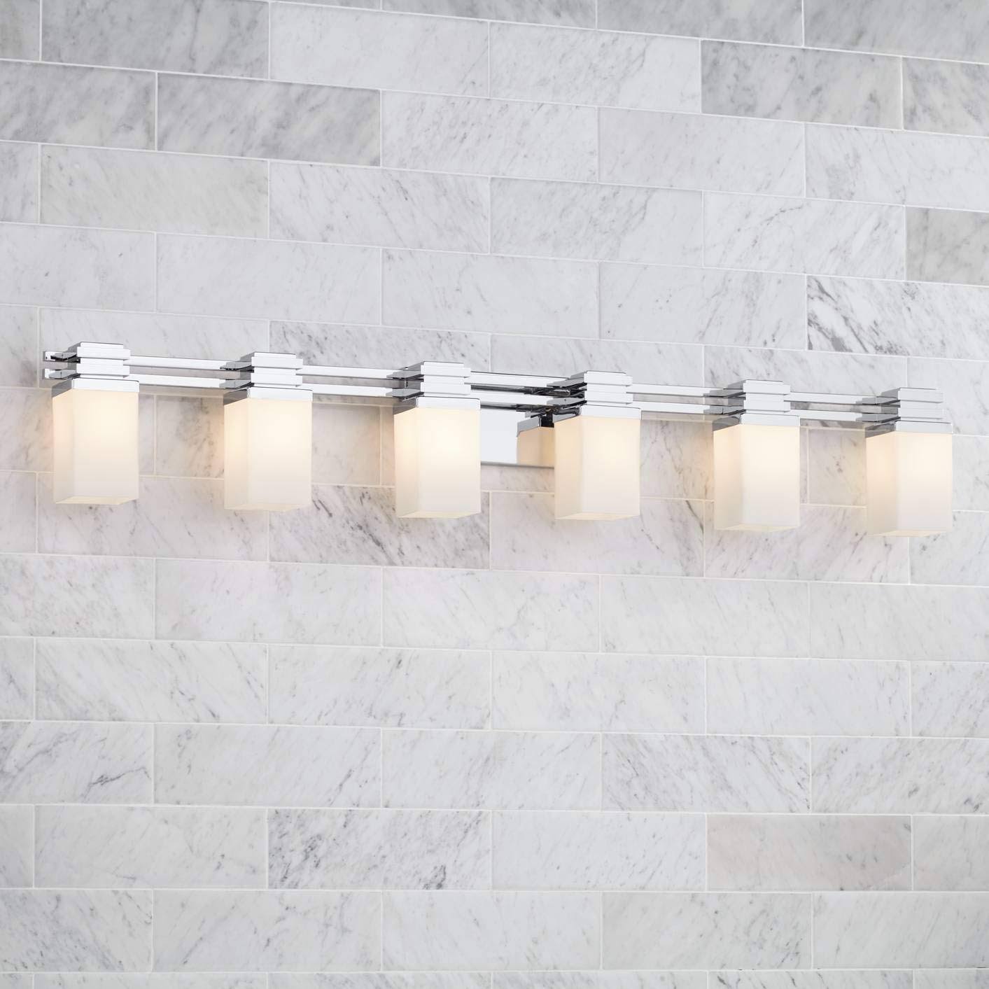 6-Light Chrome Bath Light O246221