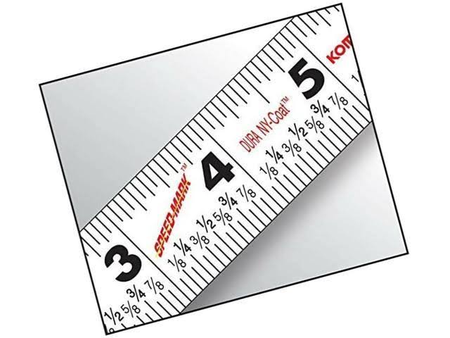 25 ft x 1 in White Speed Mark Tape Measure 4-Pack E7275