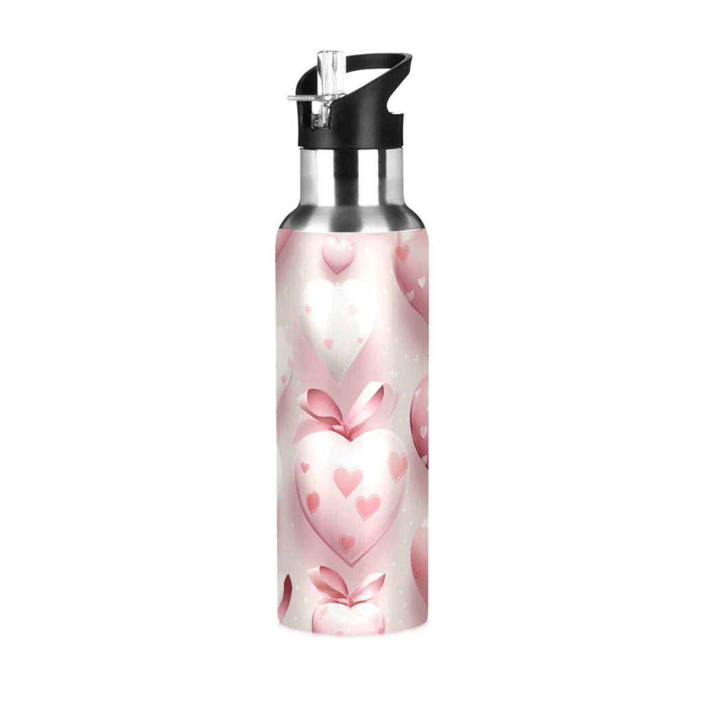 Insulated Thermos Stainless Steel Water Bottle with Straw Lid, 20 oz G7525