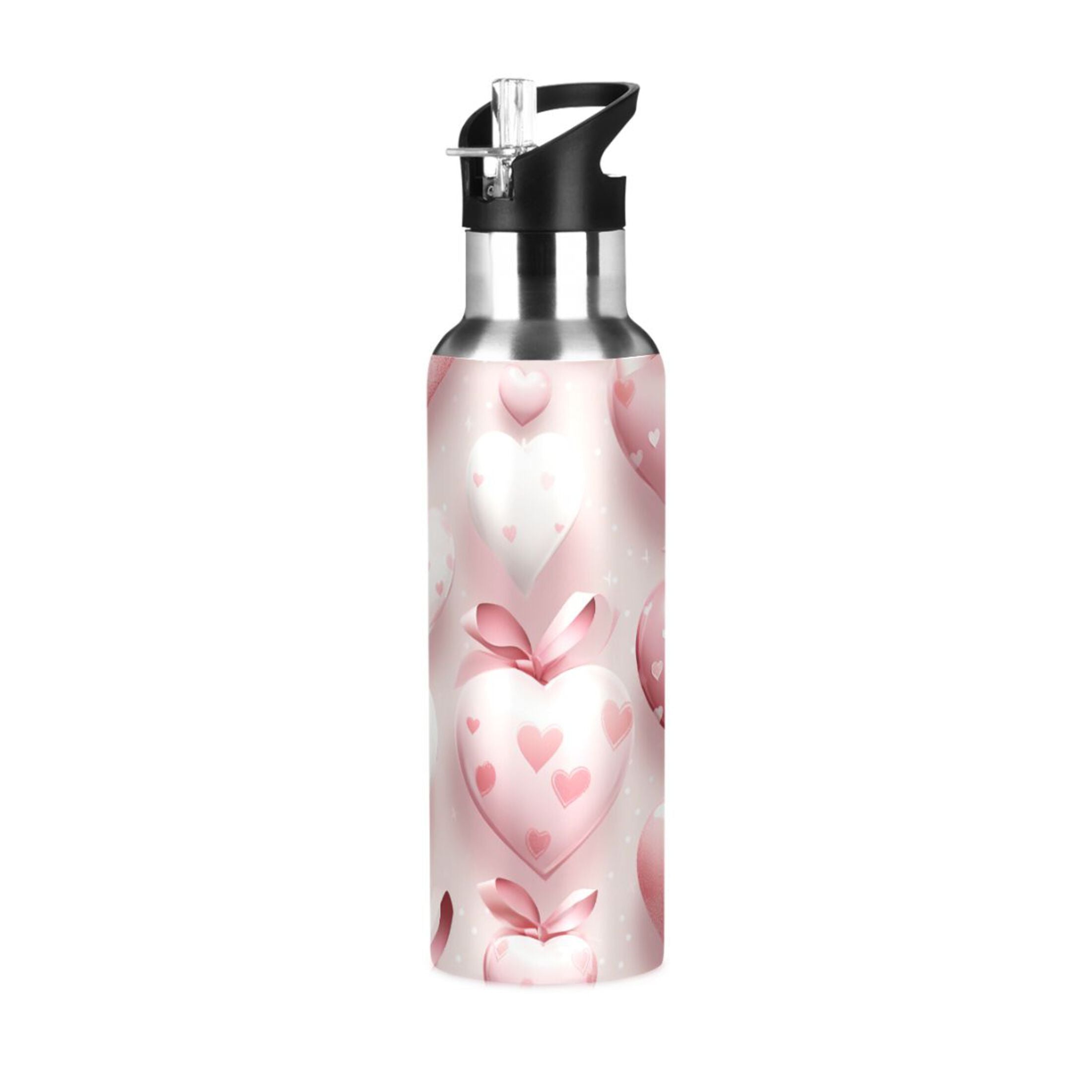 Insulated Thermos Stainless Steel Water Bottle with Straw Lid, 20 oz G7525