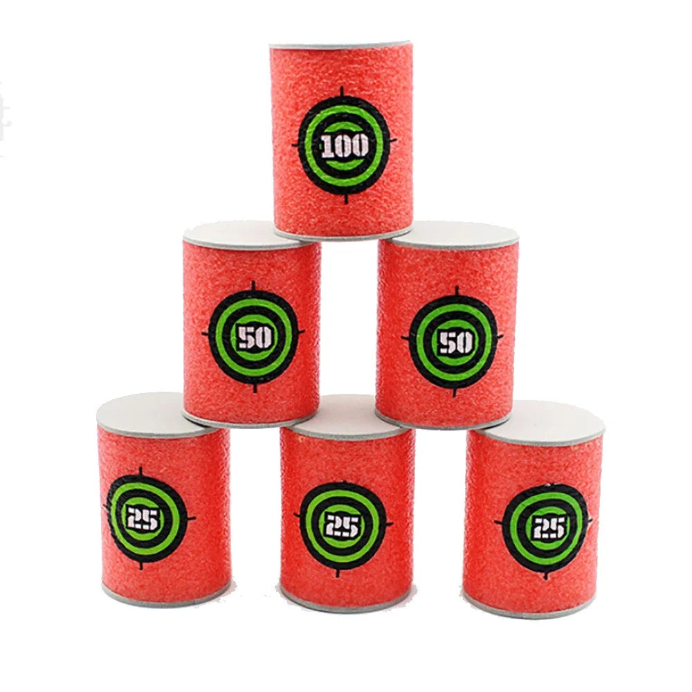 18x EVA Soft Bullet Target Dart Toy W7731