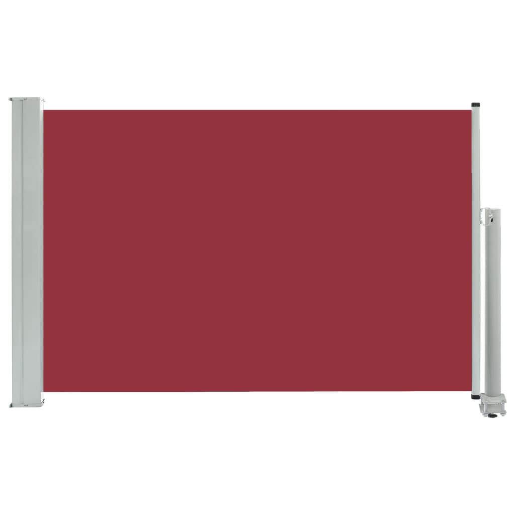 Red Retractable Side Awning F58739