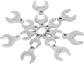 1/2" Drive Jumbo Crowfoot Wrench Set, SAE 1-1/16" to 2", 14 Piece E8972
