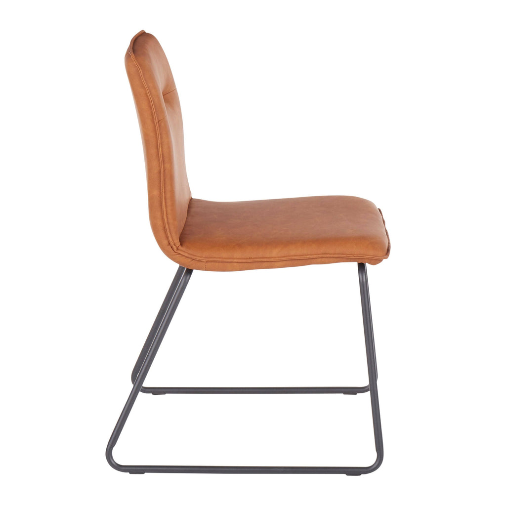 Industrial Dining Chair (Set of 2) Grey Q13774