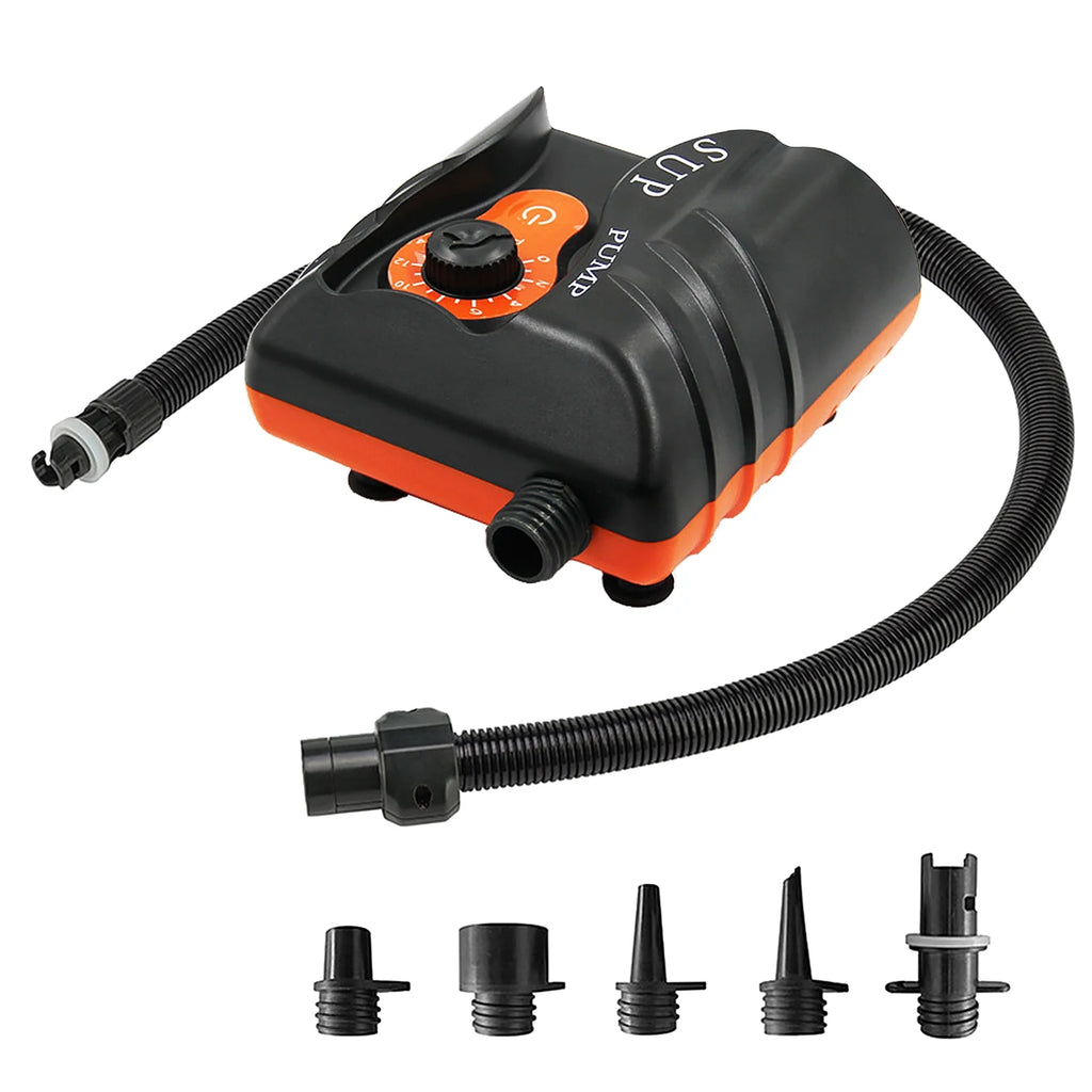 16PSI Electric Inflation Air Pump with 6PCS Nozzles Q8191