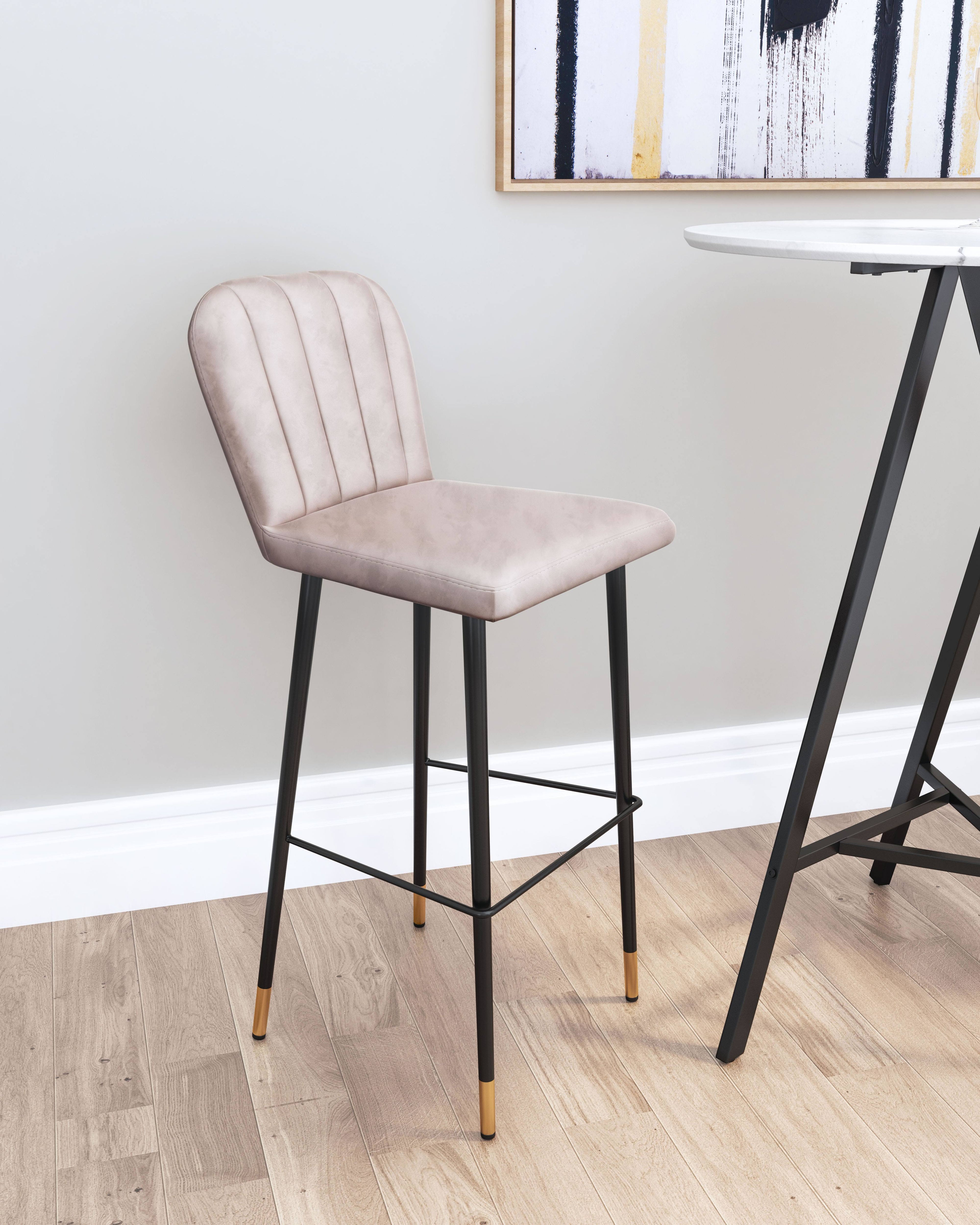 Gray Manchester Bar Chair J8906