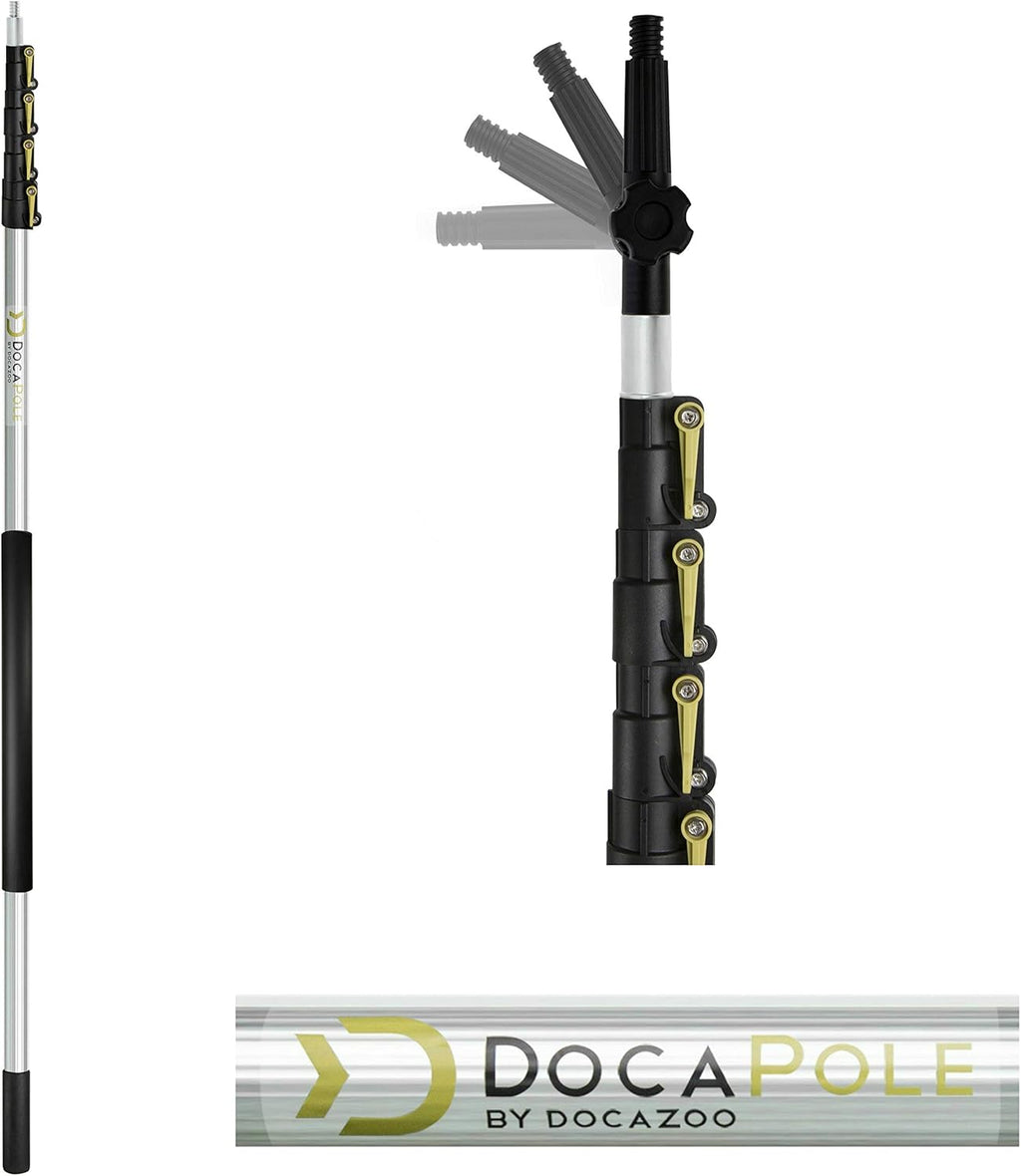 11 Inch Hard Bristle Deck Brush with Telescoping Pole P7338