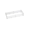 Rectangular Fire Pit Glass Wind Guard, 41x17 inch P12584