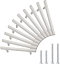 50 Pack Square Cabinet Handle 8.75 Length Satin Nickel V20745