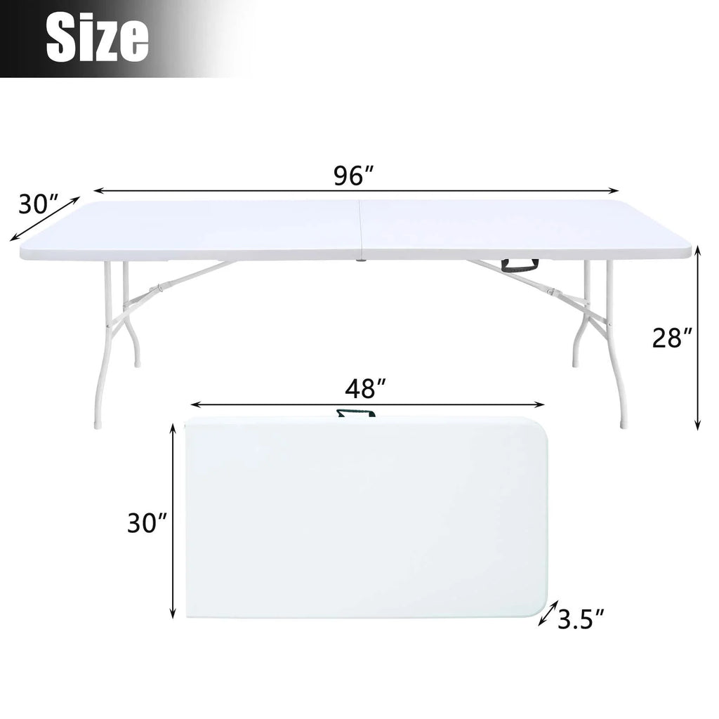 8ft Multi-purpose Outdoor Folding Picnic Table J611