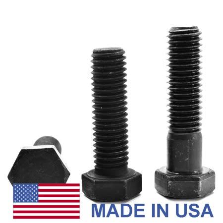 9/16 inch-12 x 5 1/2 inch Coarse Thread Grade 8 Hex Cap Screw, Alloy Steel Black Oxide, Pk 37 G595