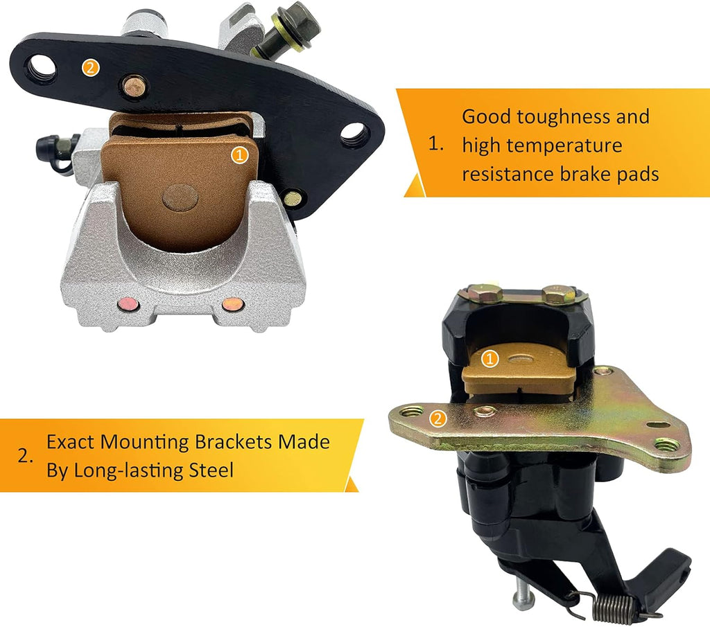 Front Left Right & Rear Brake Calipers Pack of 2 V476