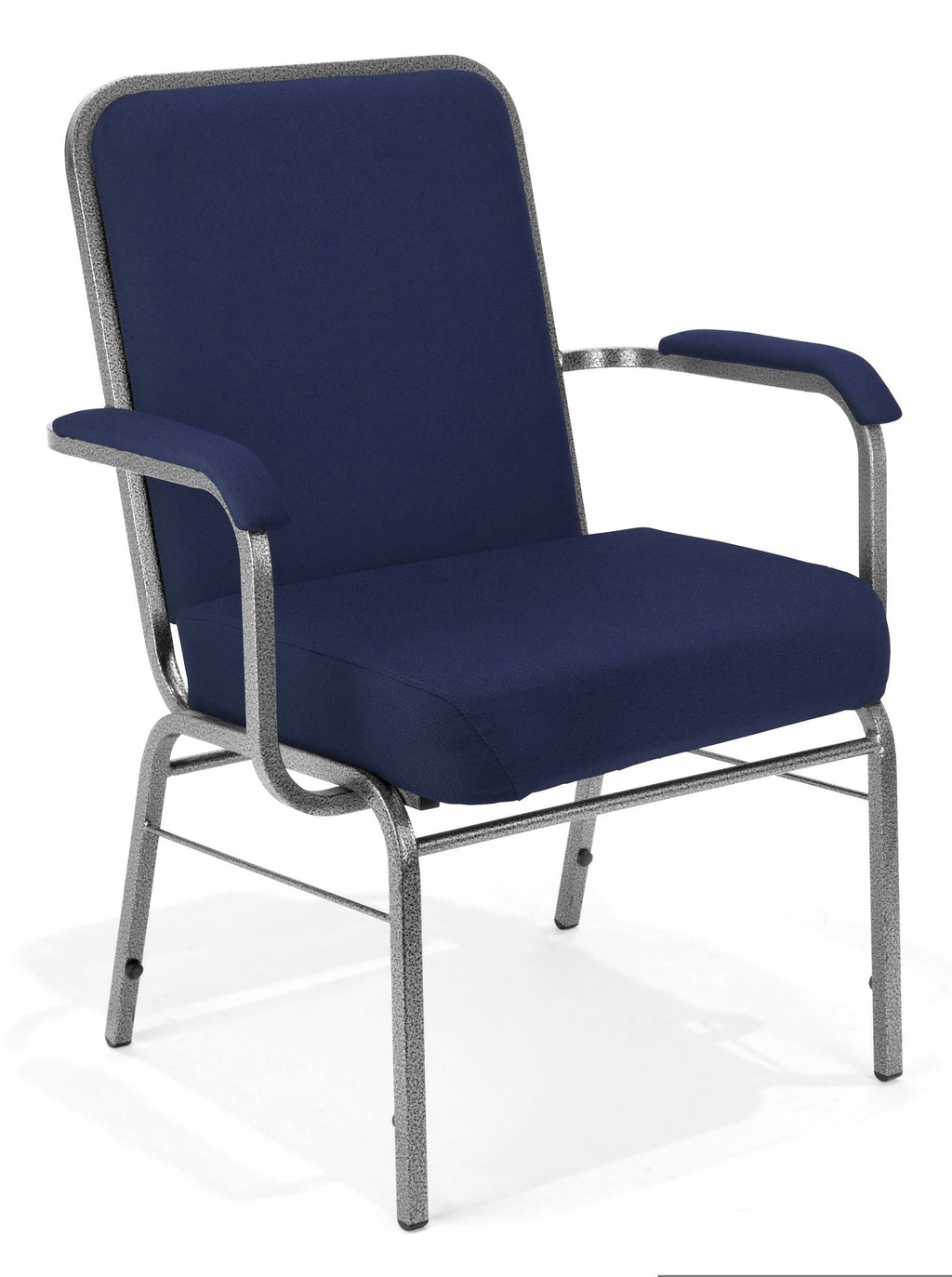 Navy Fabric Big and Tall Arm Chair L244