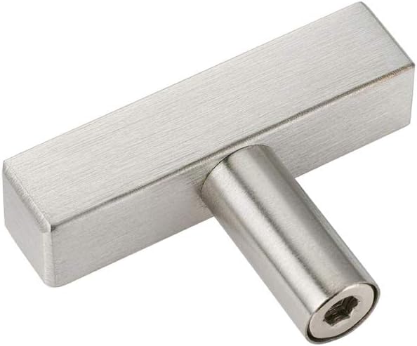 50 Pack Square Cabinet Handle 8.75 Length Satin Nickel V20745