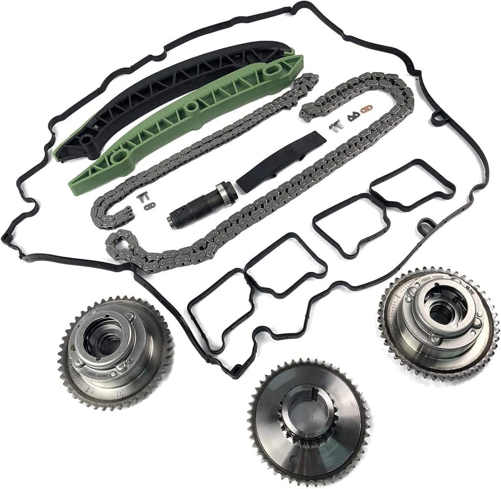 Timing Chain Kit with Camshaft Adjuster and Camshaft Timing Gear Q3472