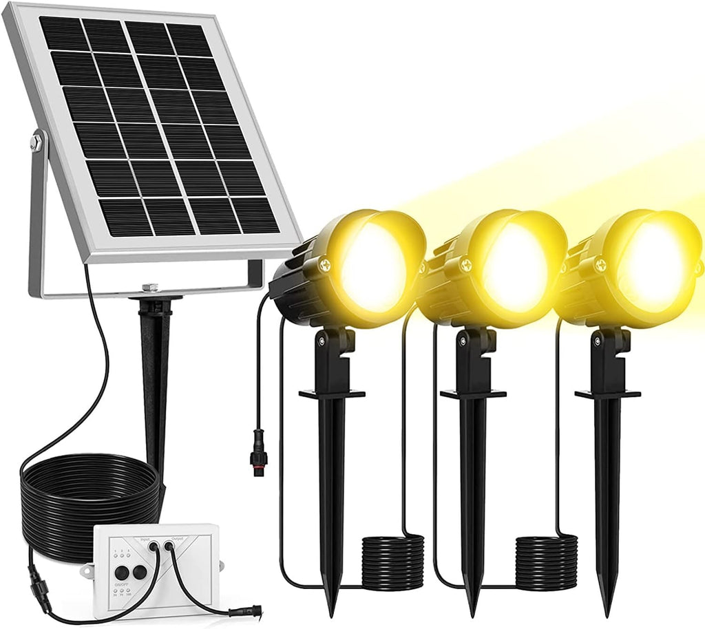 4-in-1 Solar Landscape Lights, IP66 Waterproof, 2700K/4000K/6000K W845361