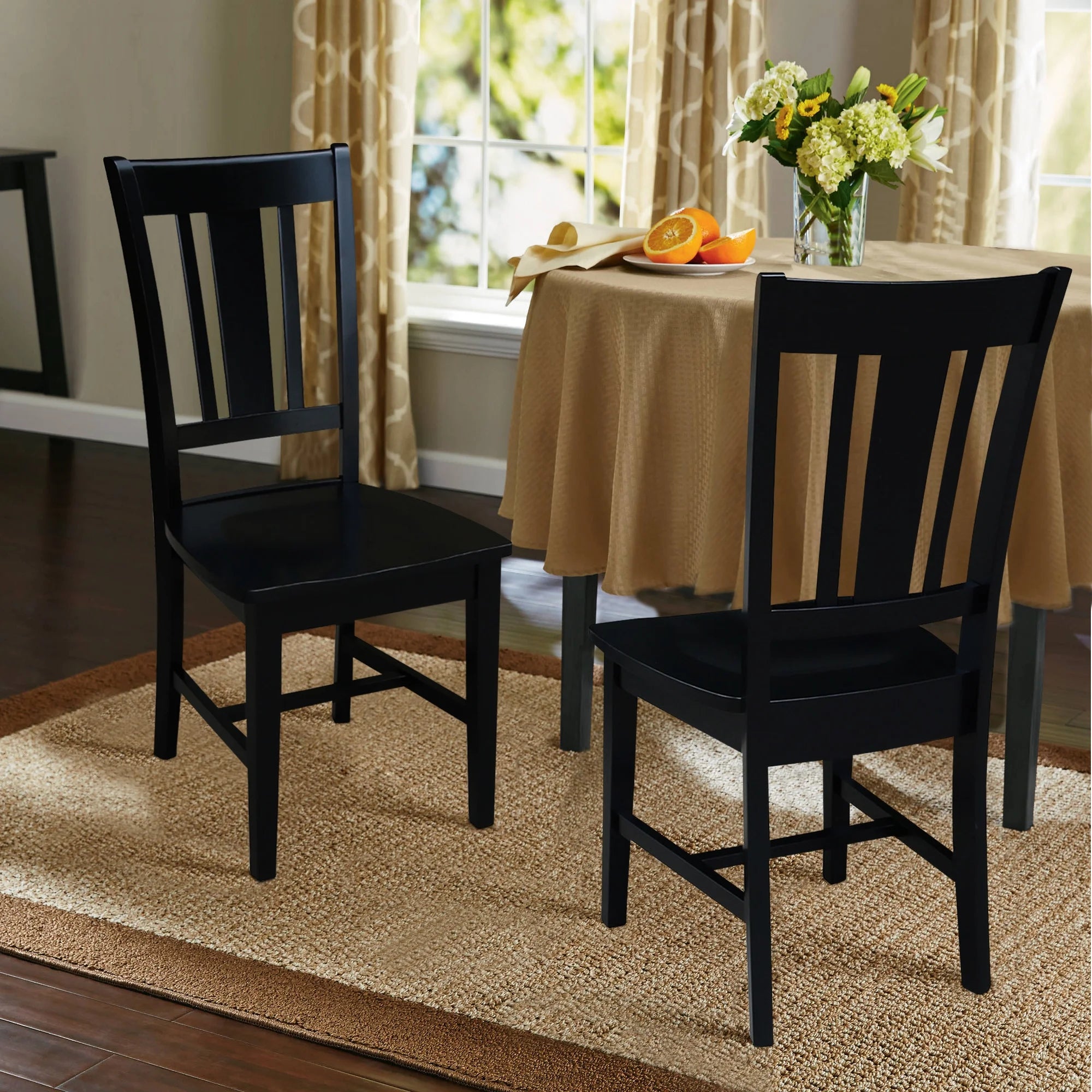 Black Splatback Dining Chair (set of 2) X77965