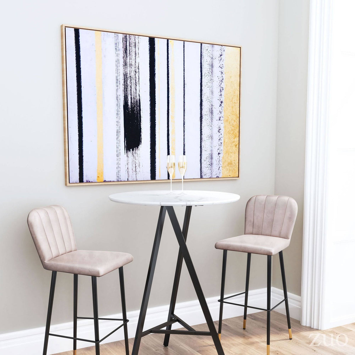 Gray Manchester Bar Chair J8906