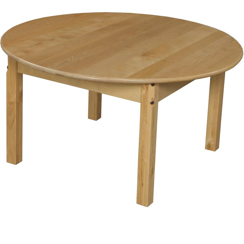 Round Hardwood Table with Legs I2544
