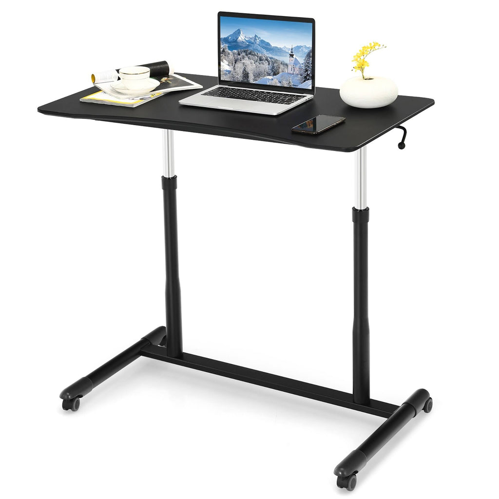 Black Height Adjustable Standing Desk K335