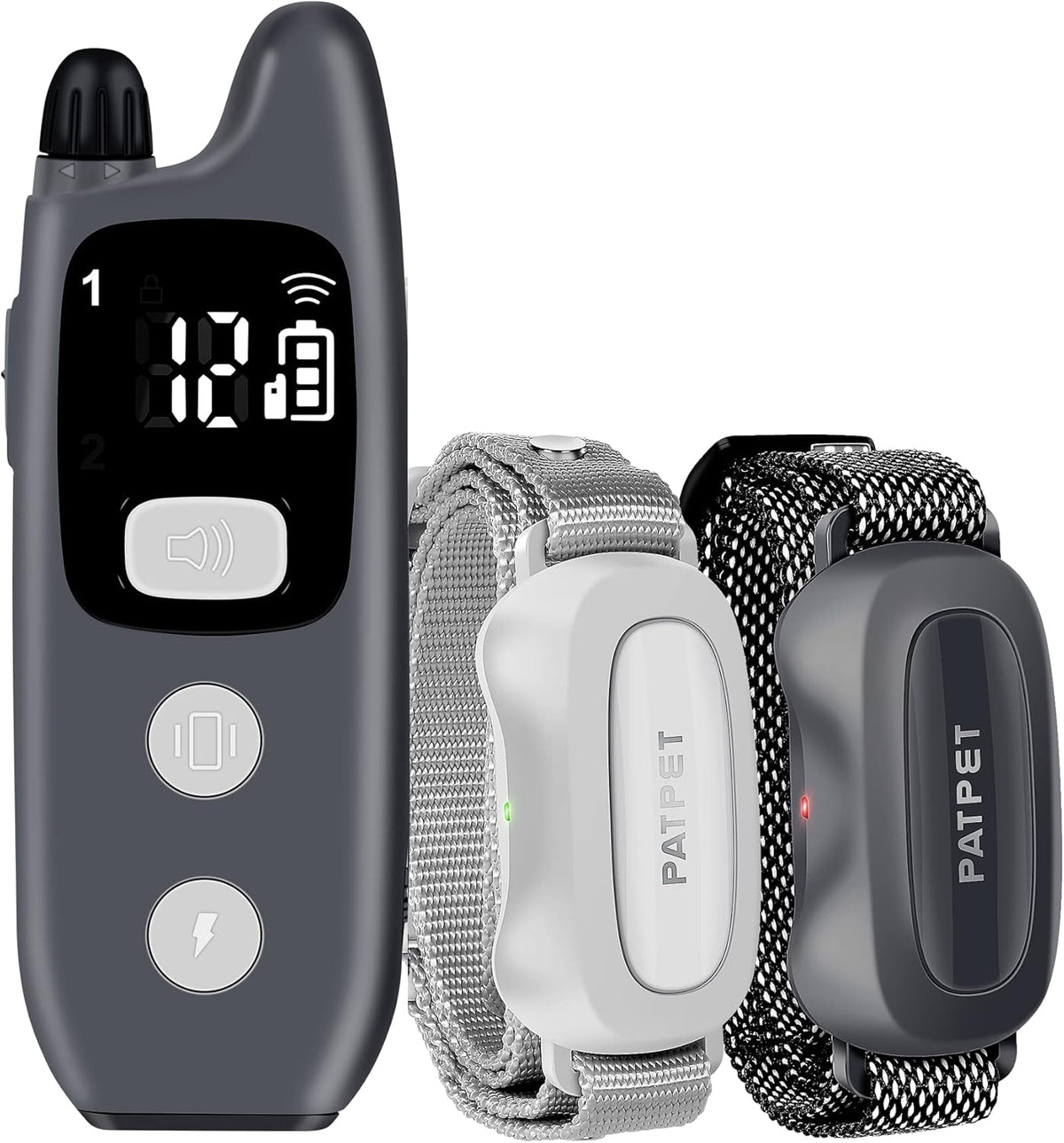 IPX7 Waterproof Rechargeable Dog Training Collar Pack of 2 I490