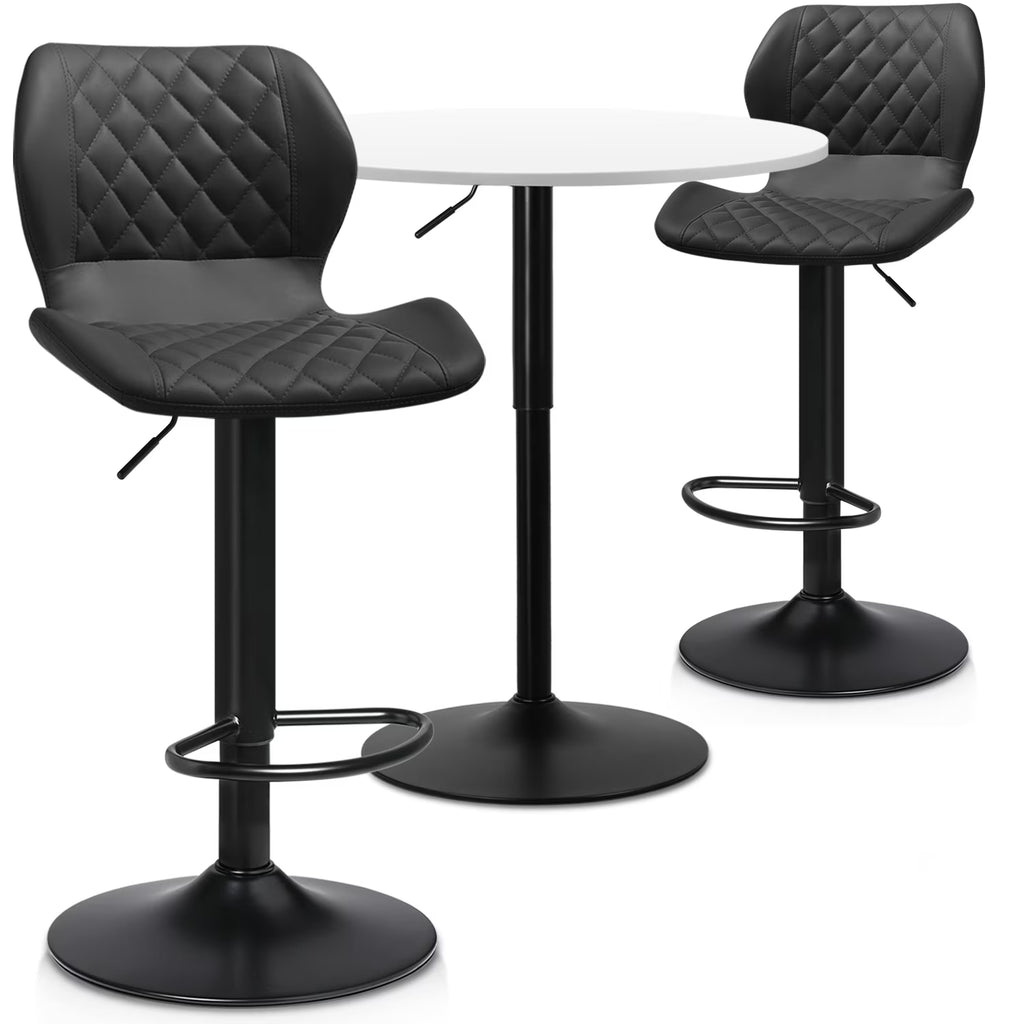3 Piece Bar Dining and Chair Set with Counter Height Bar Stools H6325