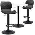3 Piece Bar Dining and Chair Set with Counter Height Bar Stools H6325