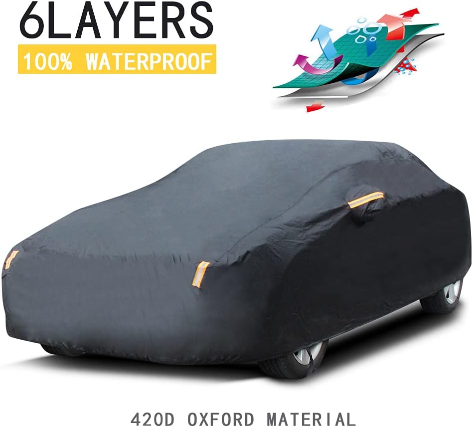 420D Nylon Oxford Waterproof Car Cover G266