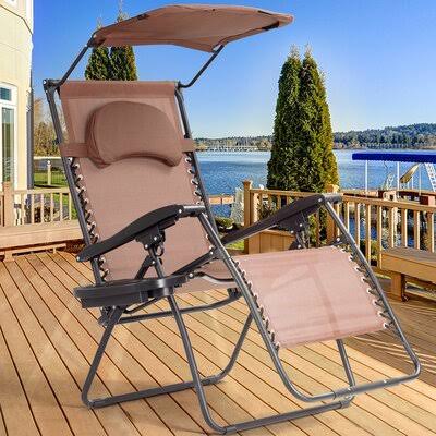 Brown Reclining Single Chaise T40913