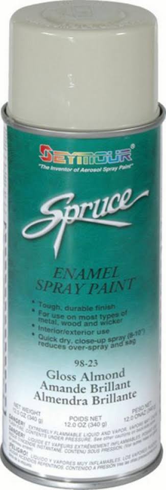 16 oz Gloss Almond Spray Paint 12 Cans D59388