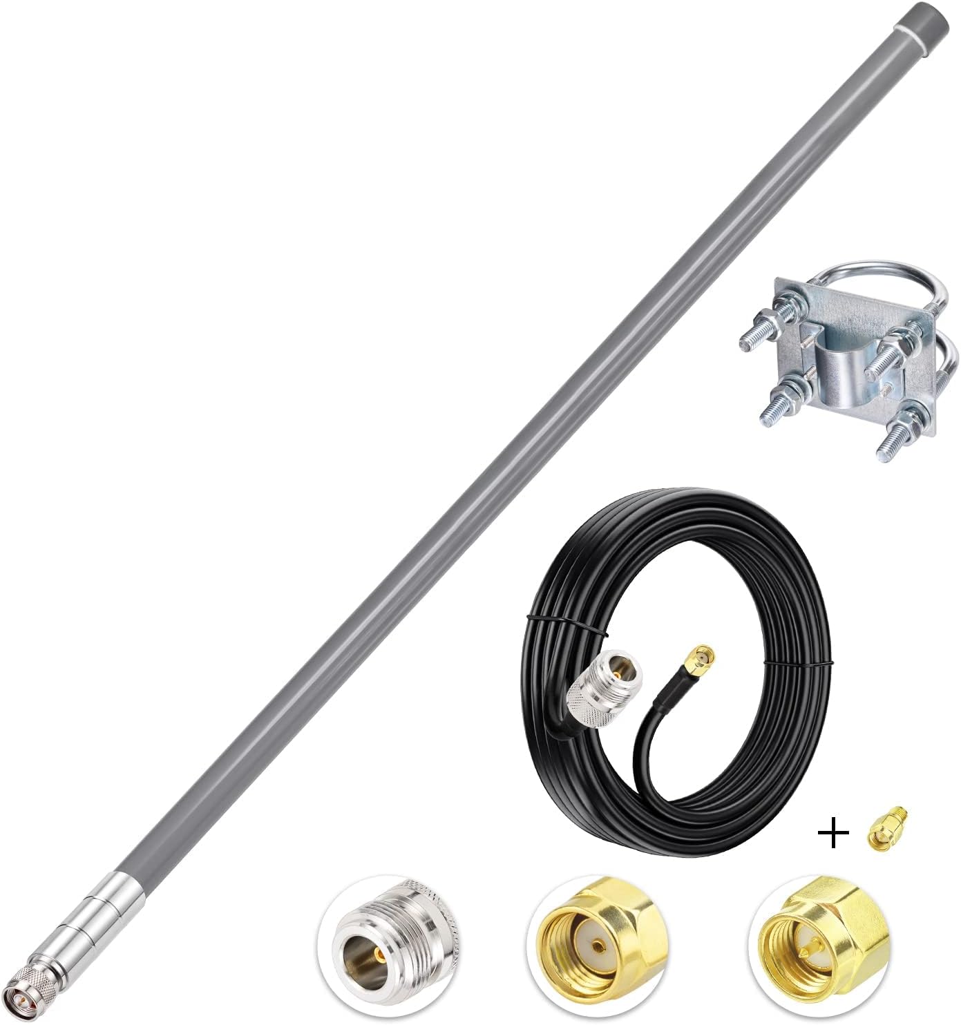 31.5inch 5.8 dBi 915MHz Antenna with 10ft Low Loss Cable E397323