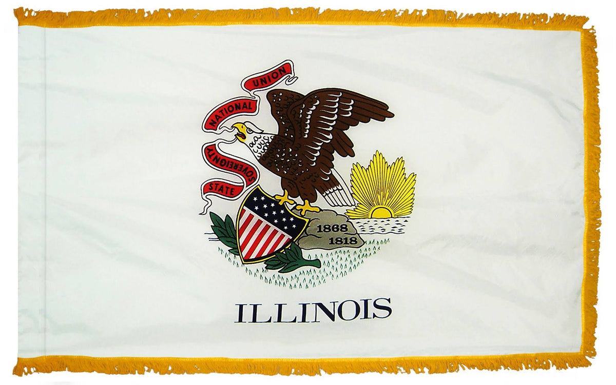 4ft. x 6ft. Fringed Flag with Side Pole Sleeve T6832