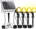 4-in-1 Solar Landscape Lights, IP66 Waterproof, 2700K/4000K/6000K W845361