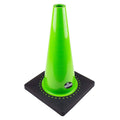 18-Inch PVC Traffic Safety Cone with Black Base Y318