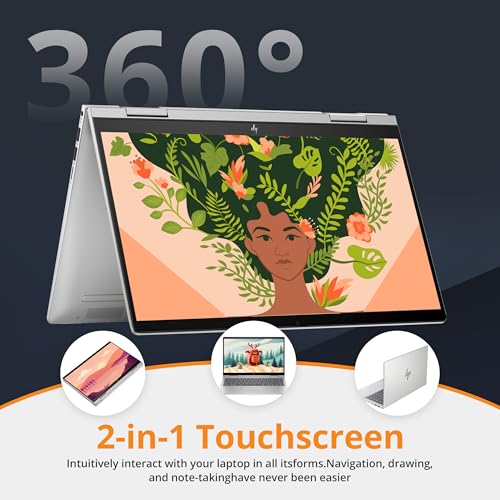 14" Full HD Touch-Screen Laptop, 8GB RAM, 512GB SSD, Intel Core i5, Intel Iris Xe Graphics, Fingerprint, Backlit KB, Win11, Natural Silver F48616