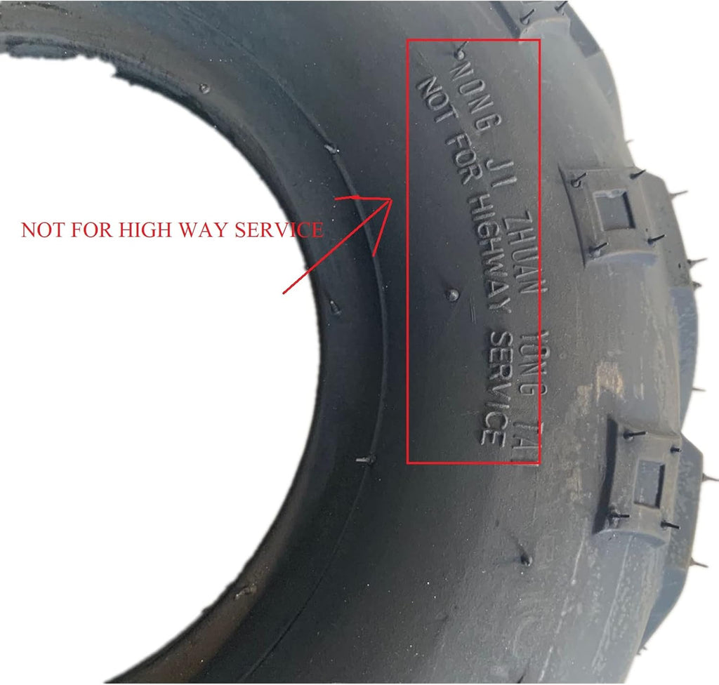 Set of 2 22x11-10 Tubeless ATV Tires L64536