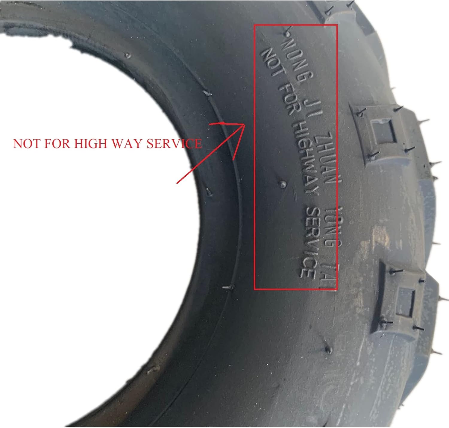 Set of 2 22x11-10 Tubeless ATV Tires L64536