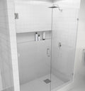 Chrome Frameless Hinged Shower Door Z43486