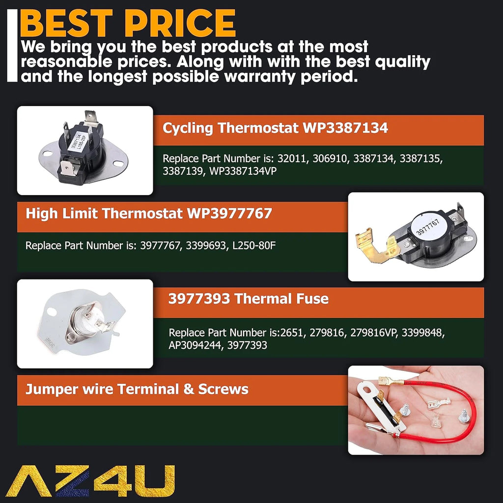 Dryer Heating Element Thermal Cut H936