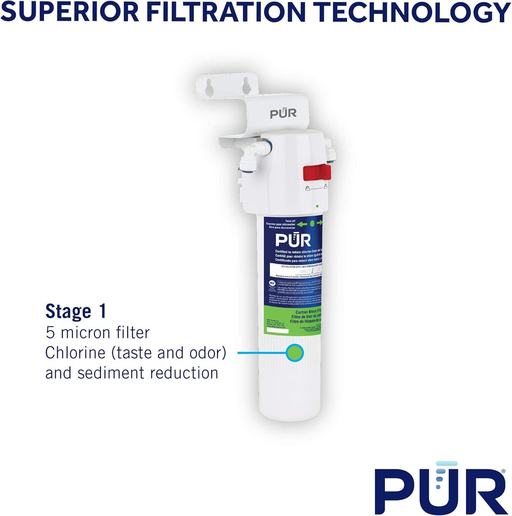 White Pack of 2 Water Filtration System V12556