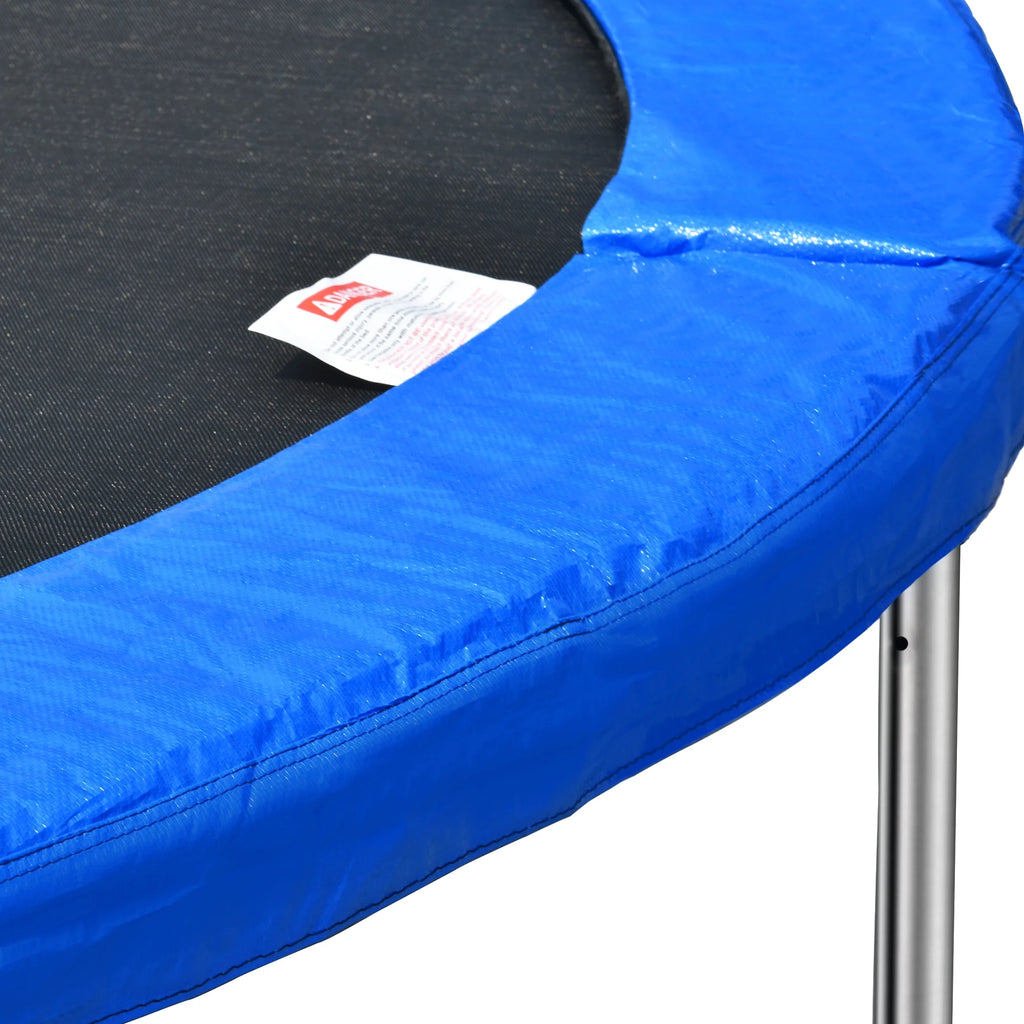14FT Outdoor Trampoline with Basketball Hoop, Ladder and Safety Enclosure Net T321