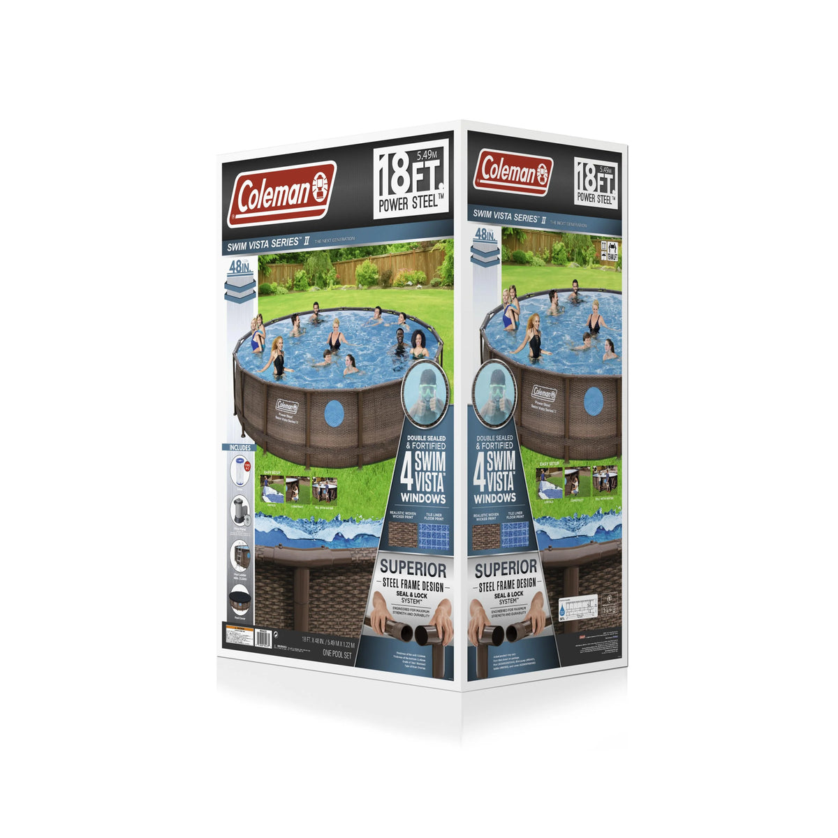 18' x 48" Above Ground Swimming Pool Set A212